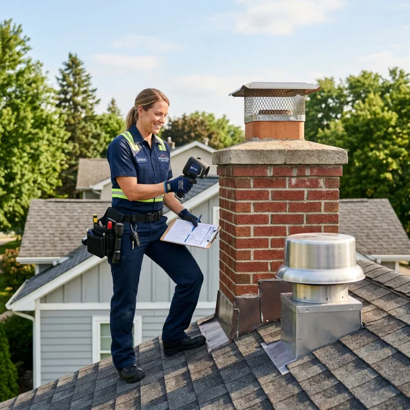 Technician inspecting a Prahran roof cavity and ductwork for a dead bird